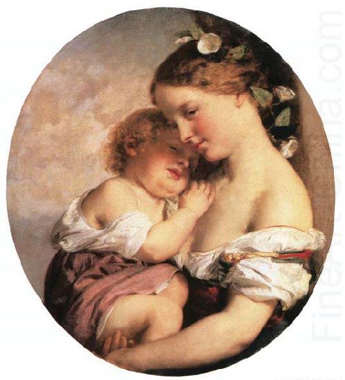 Brocky, Karoly Mother and Child china oil painting image